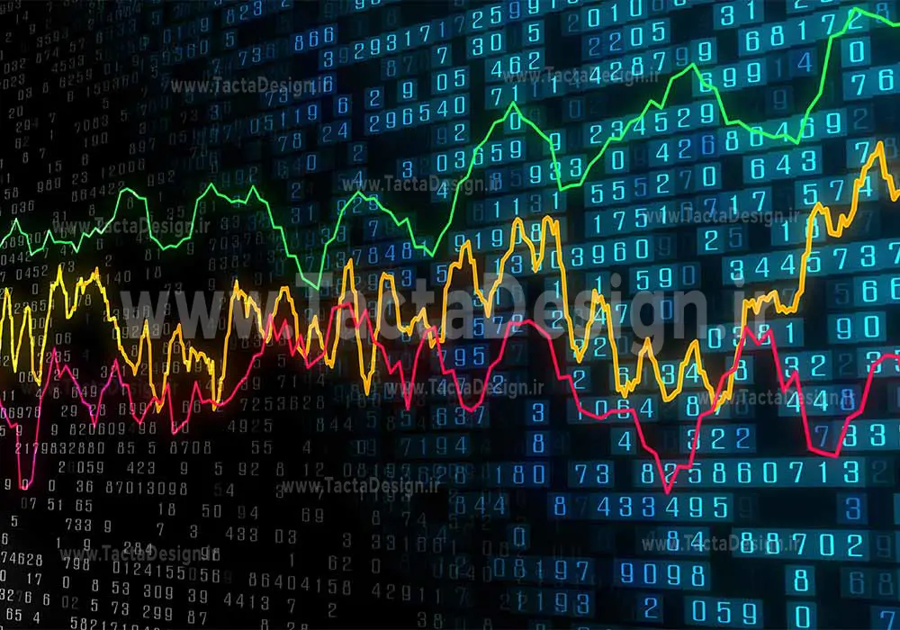 نمودار ها تحلیلی بورس در کنار اعداد و ارقام